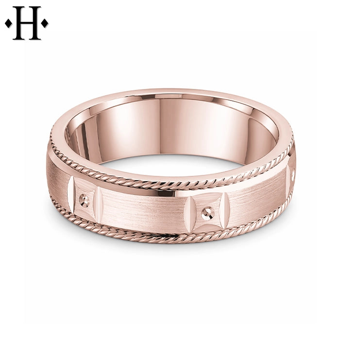 Classic Carved Ring 6mm
