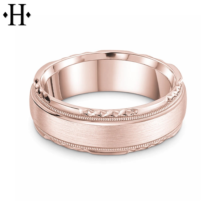 Classic Carved Ring 6mm