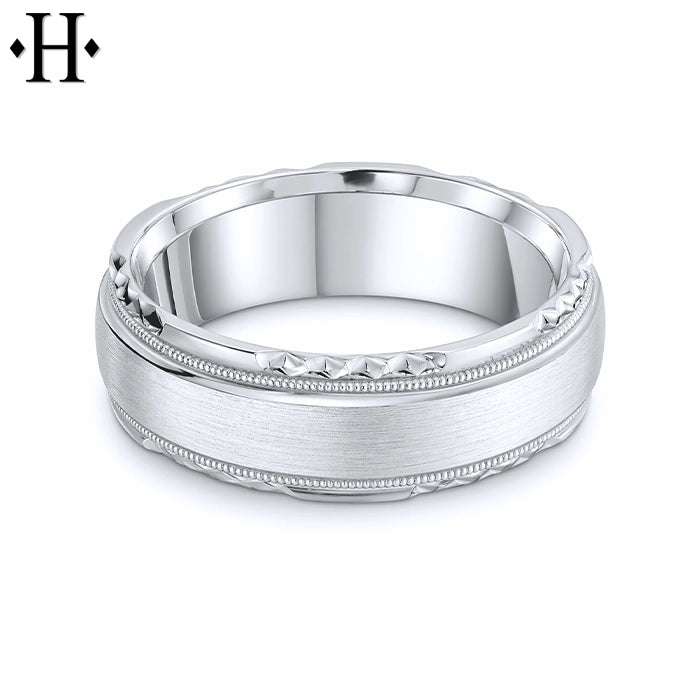 Classic Carved Ring 6mm