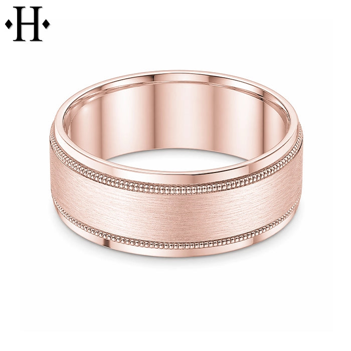 Classic Carved Ring 8mm