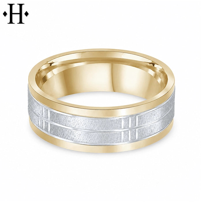 Classic Carved Ring 8mm