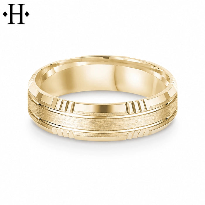 Classic Carved Ring 6mm