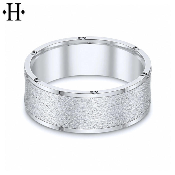 Classic Carved Ring 8mm