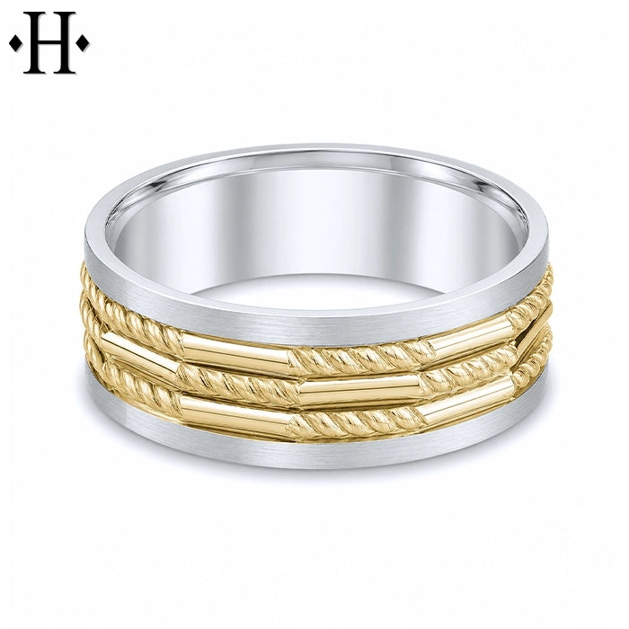 Classic Carved Ring 8mm