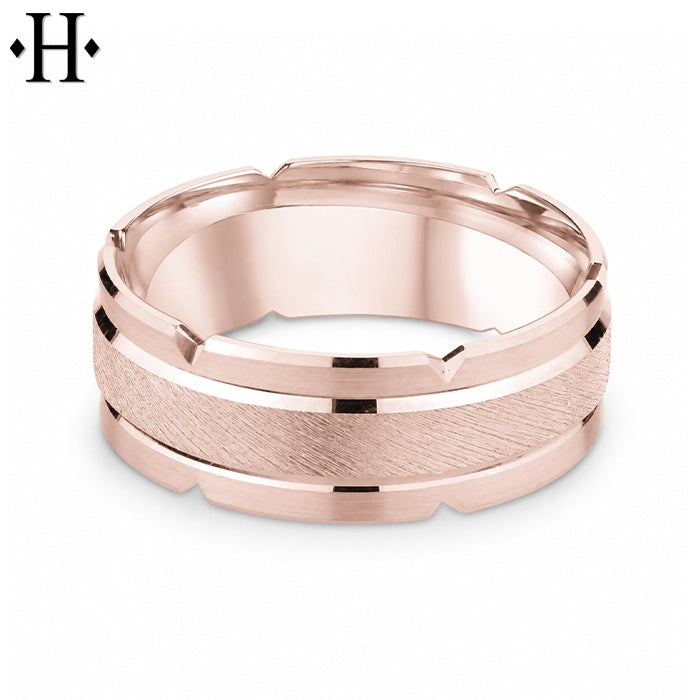 Classic Carved Ring 8mm