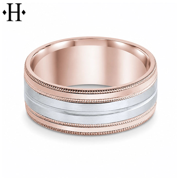 Classic Carved Ring 8mm