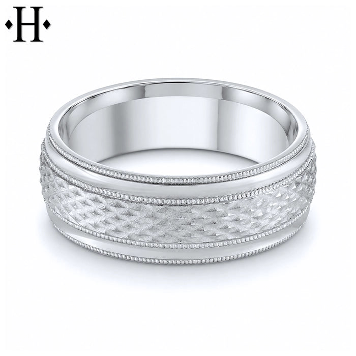 Classic Carved Ring 8mm