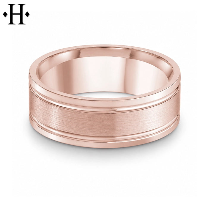 Classic Carved Ring 8mm
