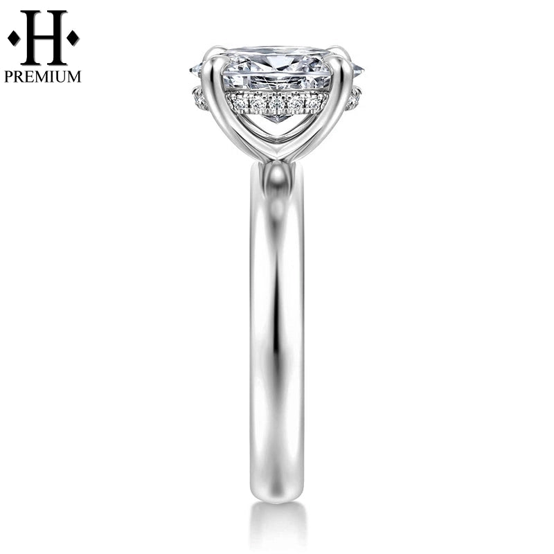 1.25ctr-3.00ctr Premium Oval Cut Natural Diamond Ring Tailor Made