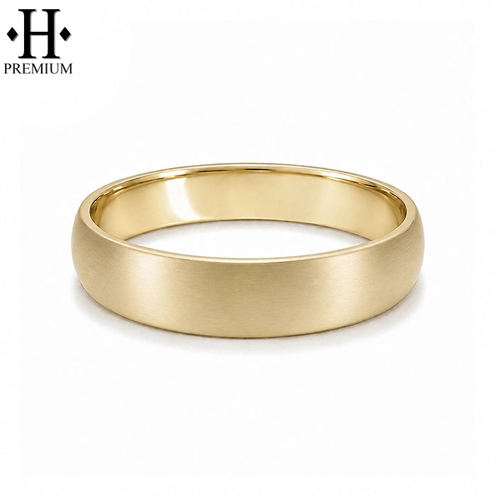 Premium Classic Rounded Satin Ring 5mm