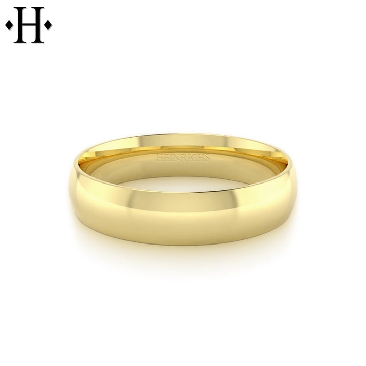 Classic Round High Polish Ring 5mm