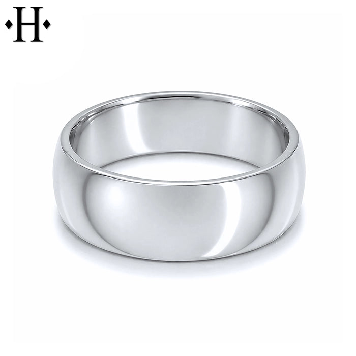 Classic Rounded High Polish Ring 7mm