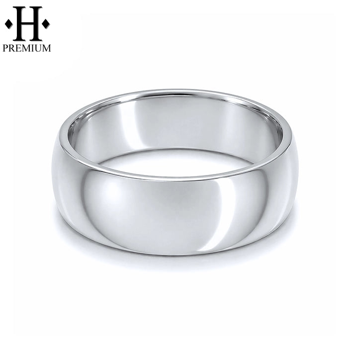 Premium Classic Rounded High Polish Ring 7mm