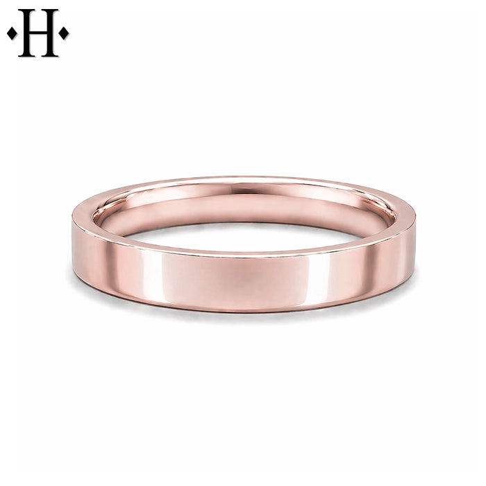 Classic Flat High Polish Ring 4.0mm