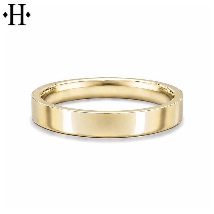 Classic Flat High Polish Ring 4.0mm