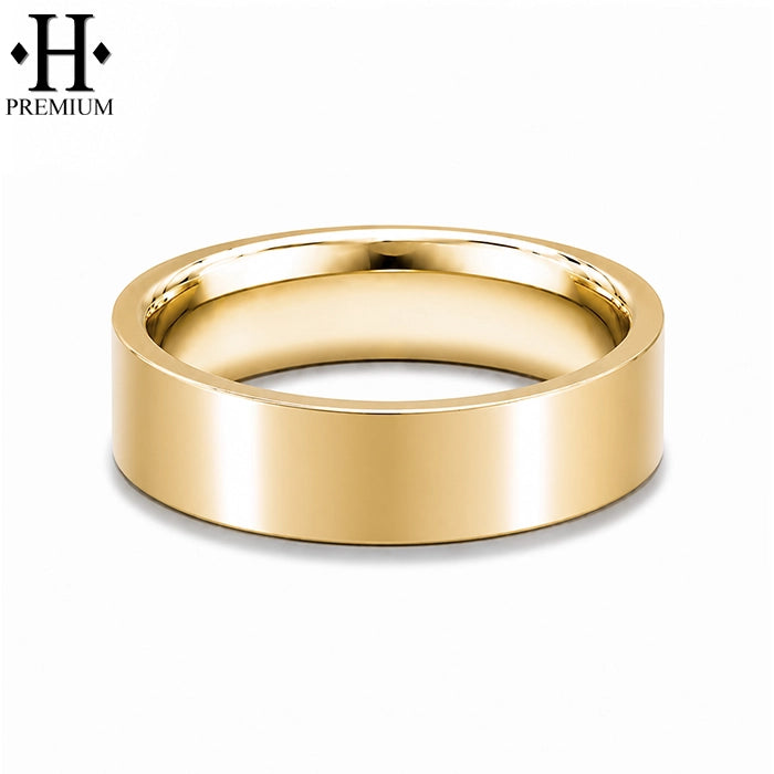 Premium Classic Flat High Polish Ring 5mm