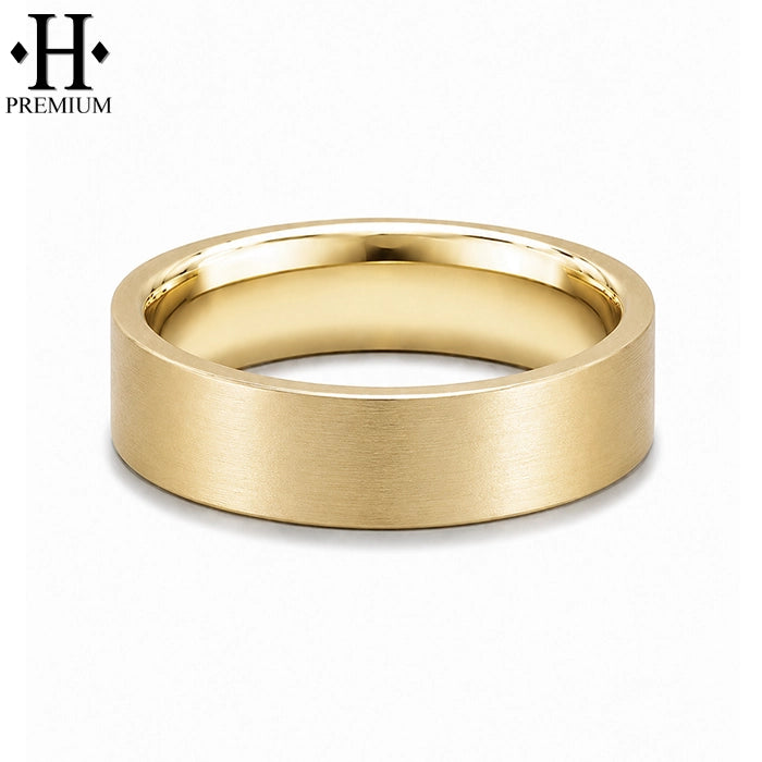 Premium Classic Flat Satin Ring 5mm