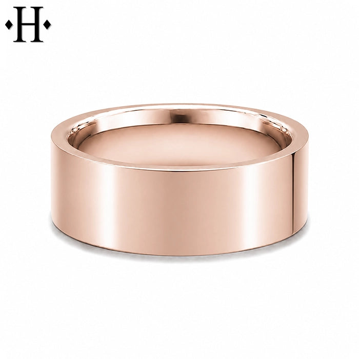 Classic Flat High Polish Ring 7mm