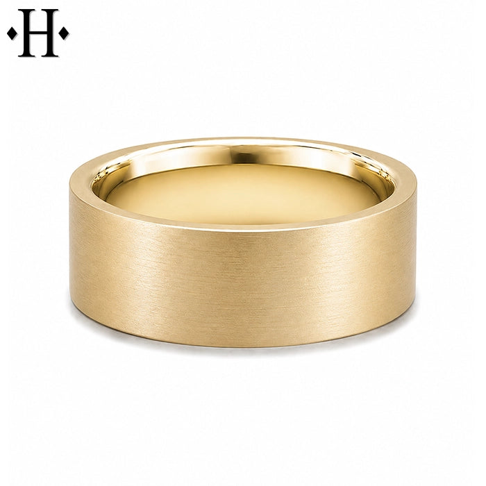 Classic Flat Satin Ring 7mm
