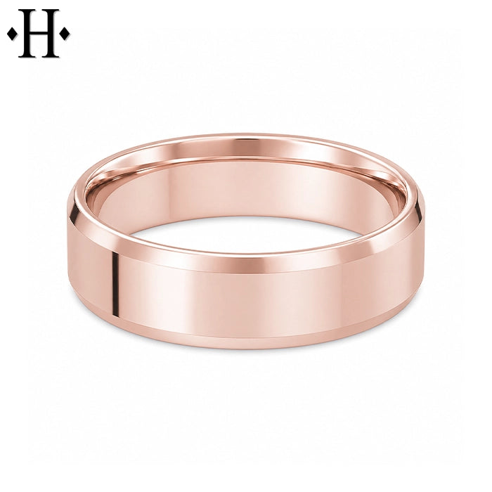 Classic Carved High Polish Ring 6mm