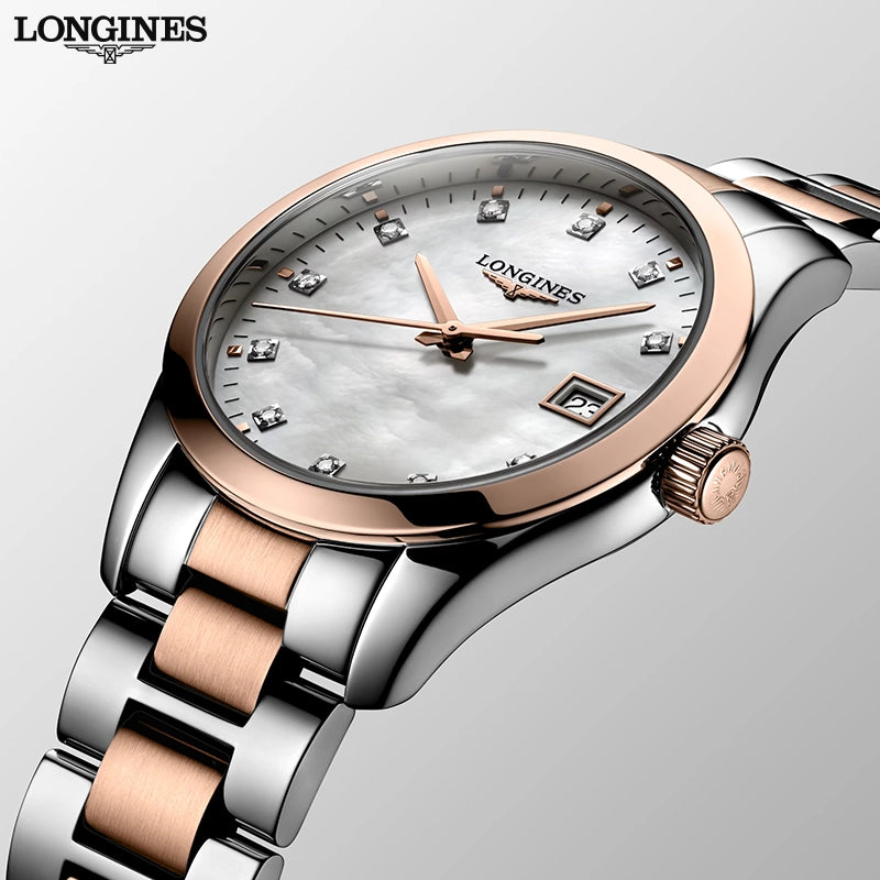 Conquest Classic Diamond Quartz 34mm