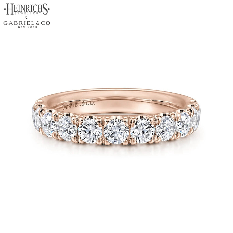 1.50ctw Lab Grown Diamond French U-Pavé Ring 4.0mm