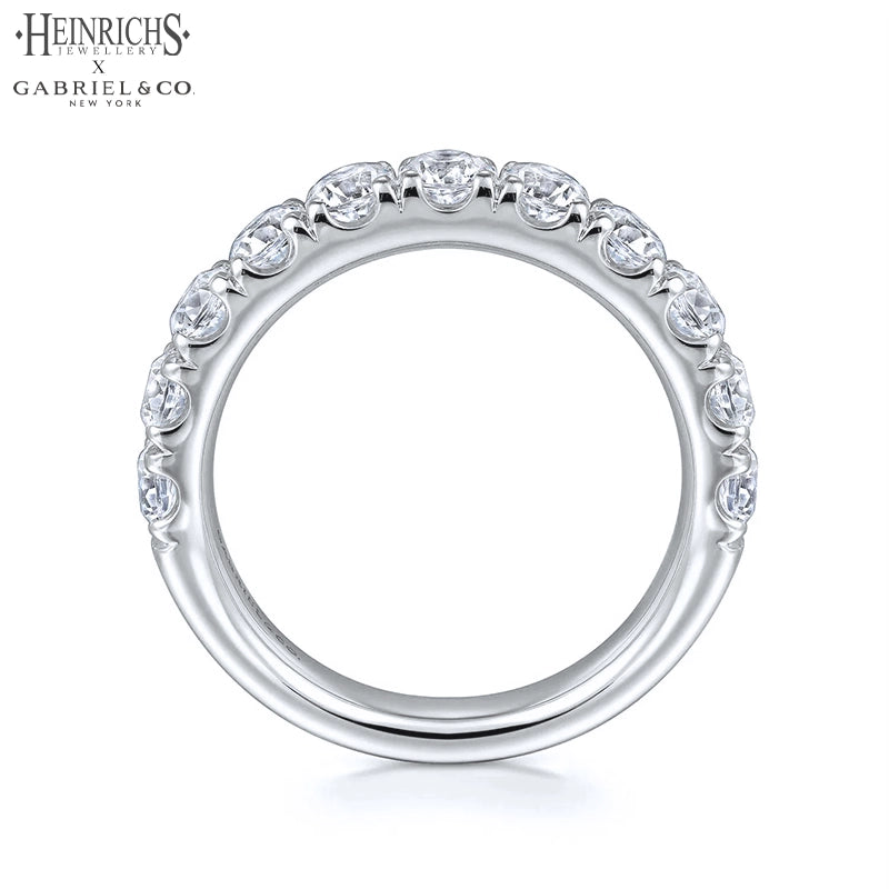 1.50ctw Lab Grown Diamond French U-Pavé Ring 4.0mm