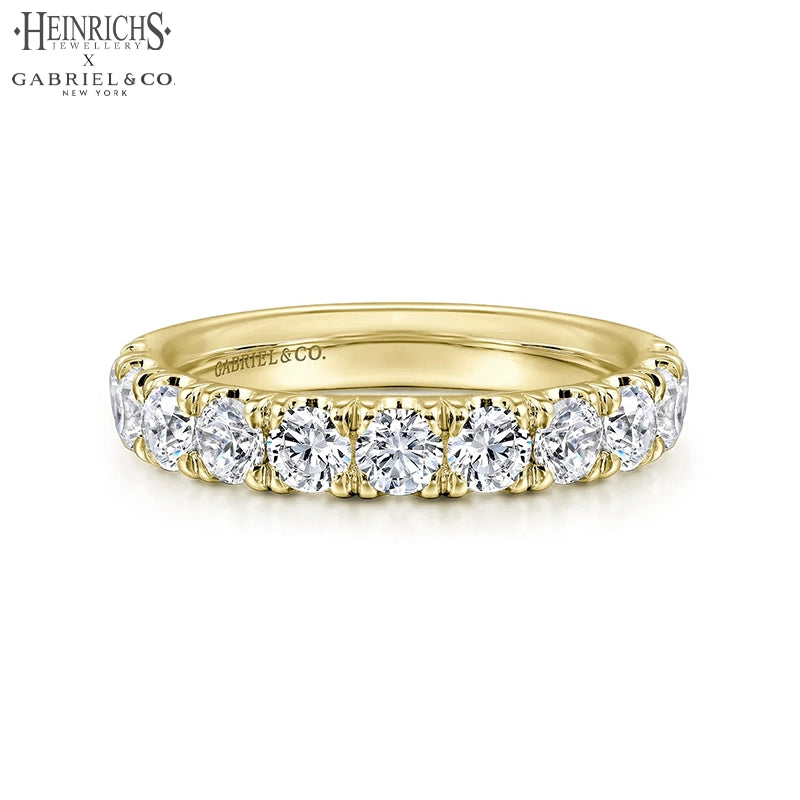 1.50ctw Lab Grown Diamond French U-Pavé Ring 4.0mm