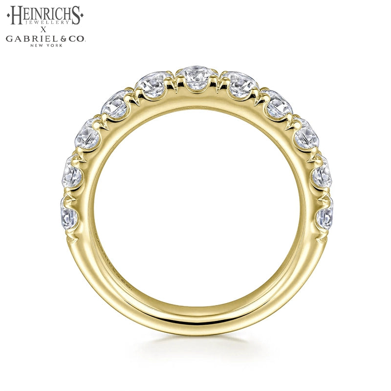 1.50ctw Lab Grown Diamond French U-Pavé Ring 4.0mm