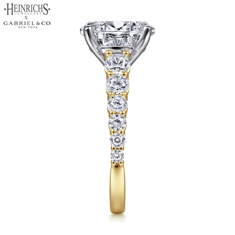1.50ctr-4.00ctr Oval Cut Lab Grown Diamond Ring