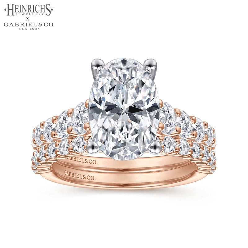 1.50ctr-4.00ctr Oval Cut Lab Grown Diamond Ring