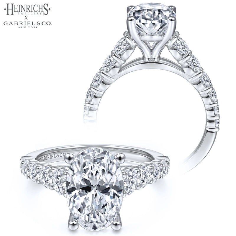 1.50ctr-4.00ctr Oval Cut Lab Grown Diamond Ring Tailor Made