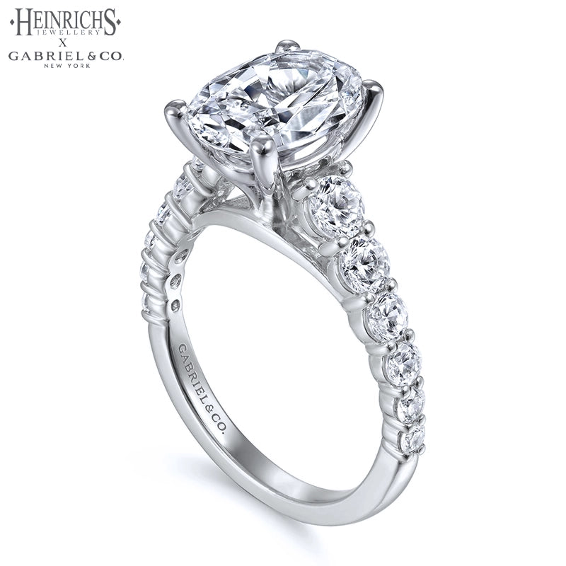 1.50ctr-4.00ctr Oval Cut Lab Grown Diamond Ring Tailor Made