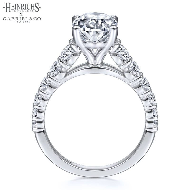 1.50ctr-4.00ctr Oval Cut Lab Grown Diamond Ring