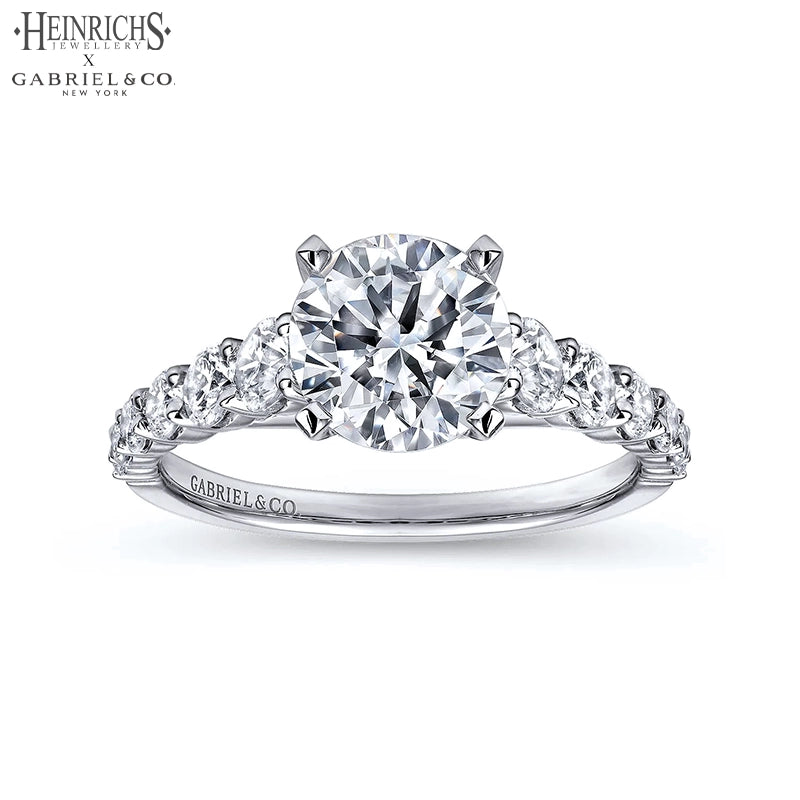3.07ctw Round Cut Lab Grown Diamond Ring
