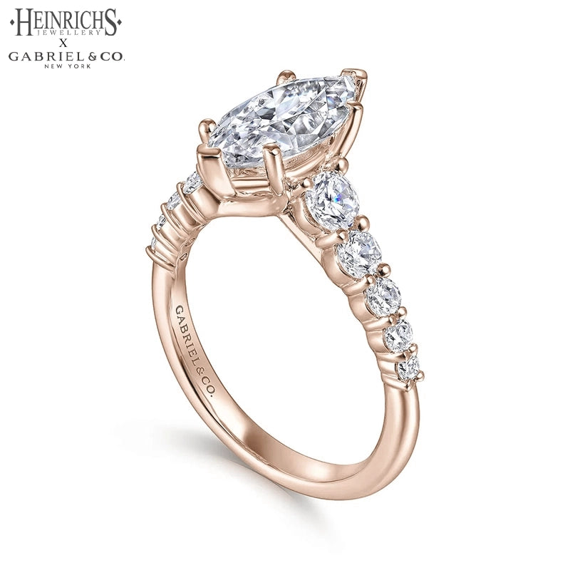 1.25ctr-2.50ctr Marquise Cut Lab Grown Diamond Ring