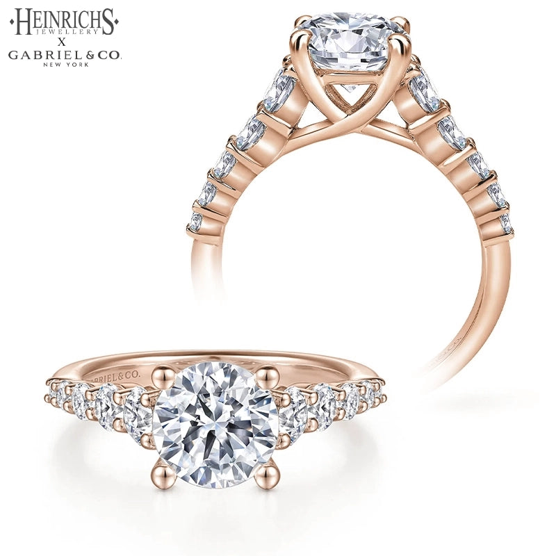 1.25ctr-2.50ctr Round Cut Lab Grown Diamond Ring Tailor Made