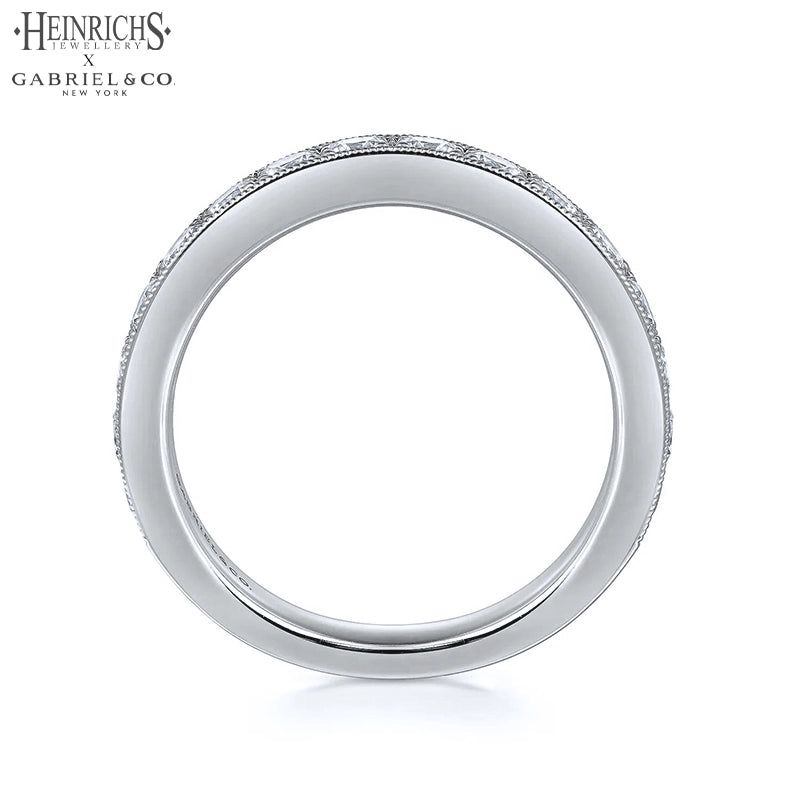 1.00ctw Lab Grown Diamond Pavé Ring 3.6mm