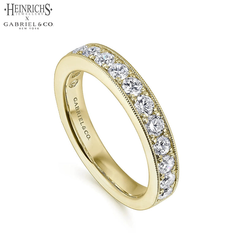 1.00ctw Lab Grown Diamond Pavé Ring 3.6mm