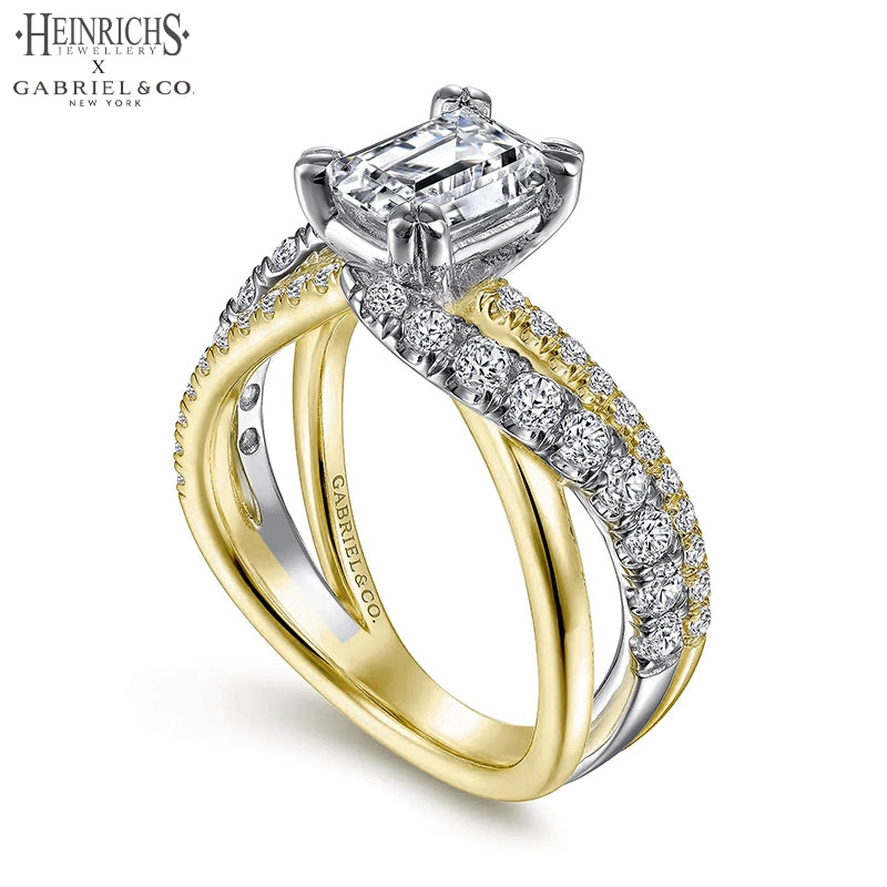 1.50ctr-3.00ctr Emerald Cut Lab Grown Diamond Ring