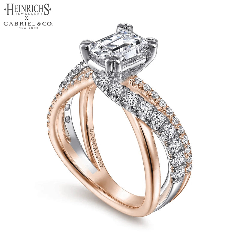 1.50ctr-3.00ctr Emerald Cut Lab Grown Diamond Ring