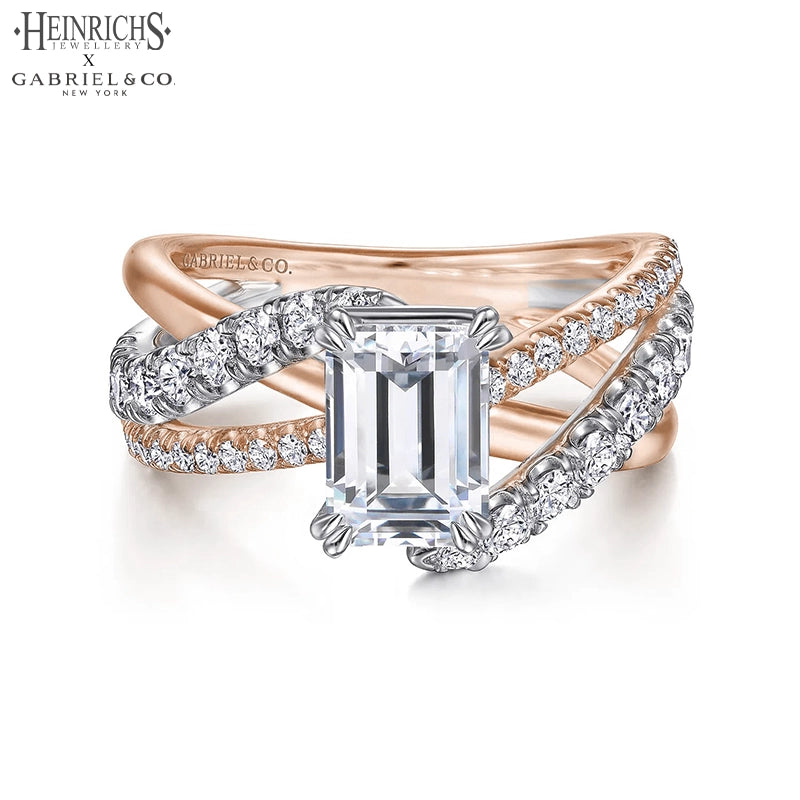 1.50ctr-3.00ctr Emerald Cut Lab Grown Diamond Ring