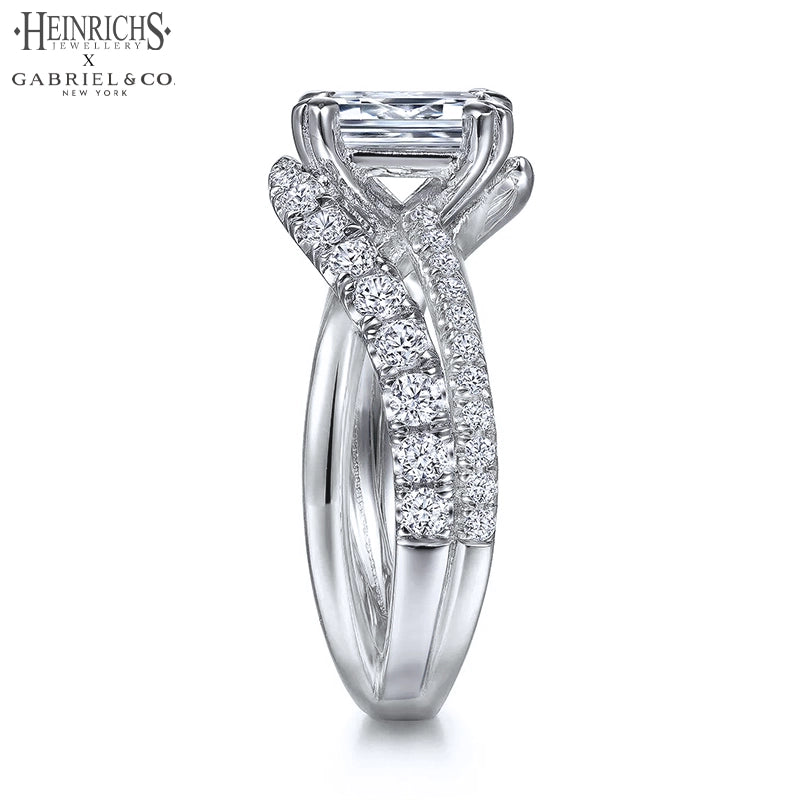 1.50ctr-3.00ctr Emerald Cut Lab Grown Diamond Ring