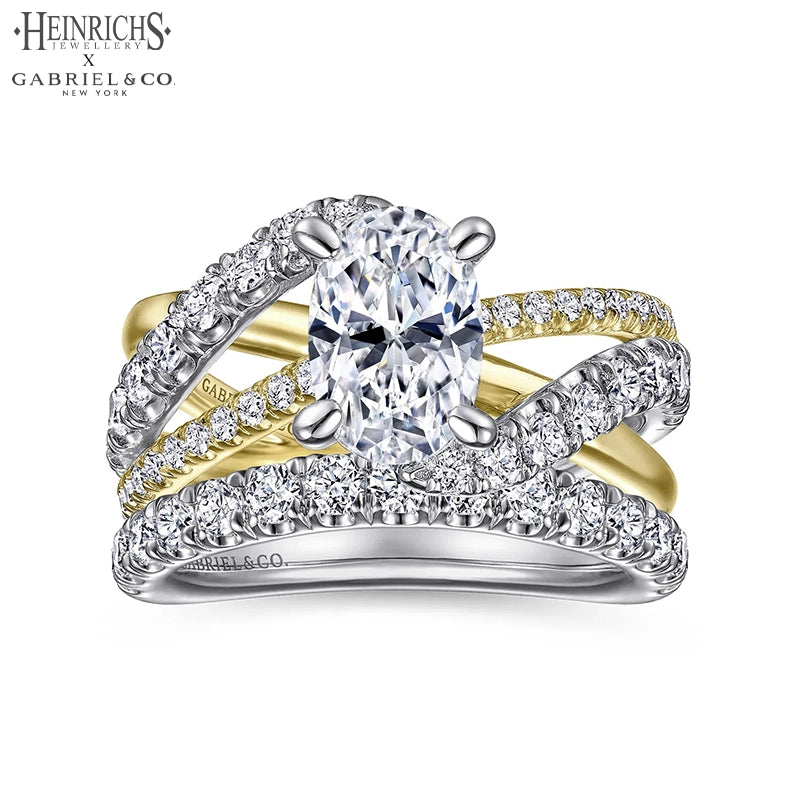 1.50ctr-3.00ctr Oval Cut Lab Grown Diamond Ring