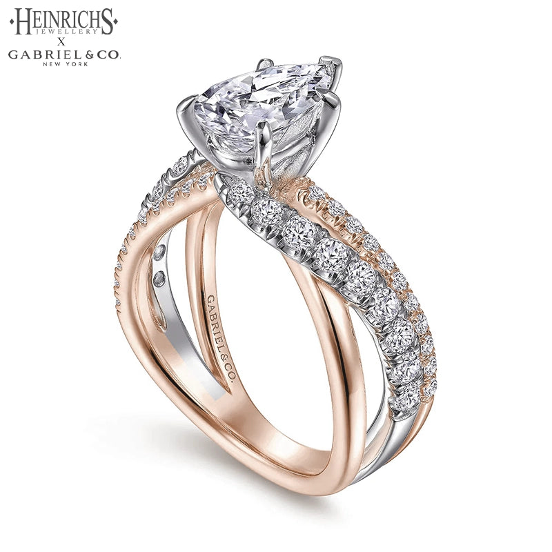 1.50ctr-3.00ctr Pear Cut Lab Grown Diamond Ring Tailor Made