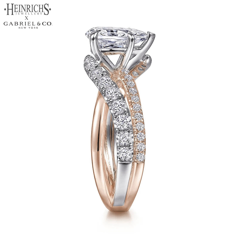 1.50ctr-3.00ctr Pear Cut Lab Grown Diamond Ring Tailor Made