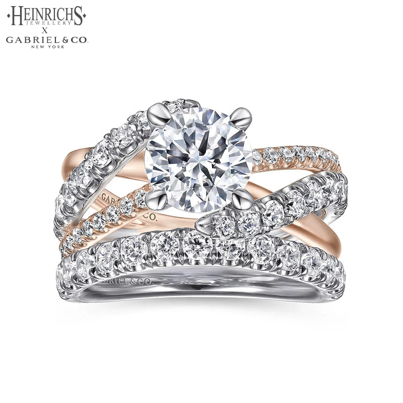 1.50ctr-3.00ctr Round Cut Lab Grown Diamond Ring