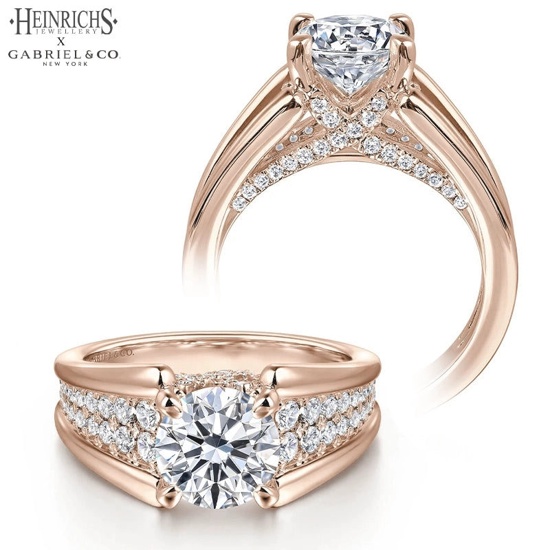 1.50ctr-3.00ctr Round Cut Lab Grown Diamond Ring