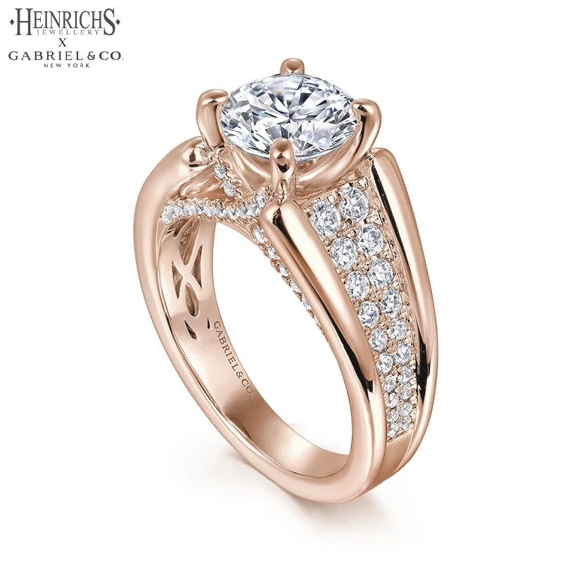 1.50ctr-3.00ctr Round Cut Lab Grown Diamond Ring
