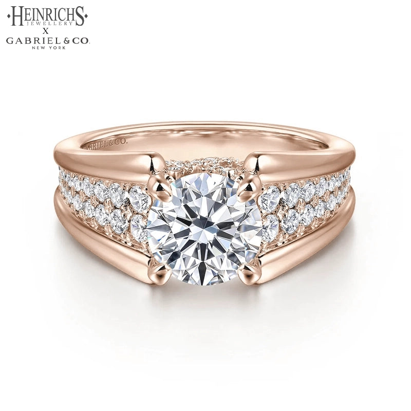 1.50ctr-3.00ctr Round Cut Lab Grown Diamond Ring